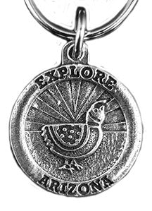 Explore Arizona Quail Key Chain