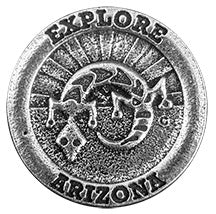 Explore Arizona Gecko Magnet