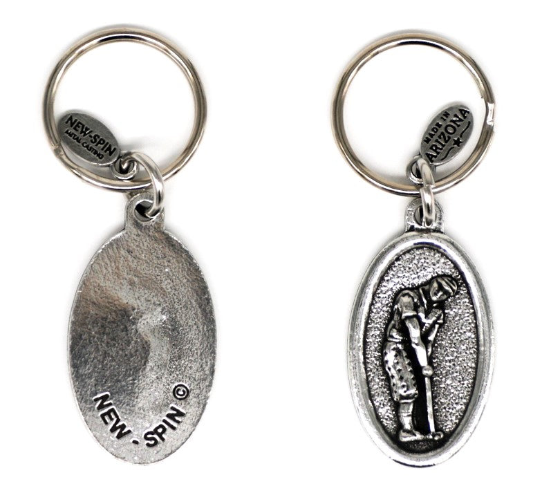 Male Putter Vintage Key Chain