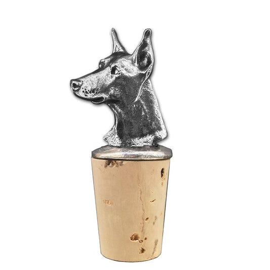 Doberman Bottle Stopper