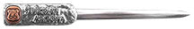 Seligman Petroglyph Letter Opener With Copper Insert