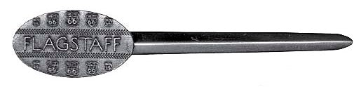 Flagstaff Tire Track Letter Opener
