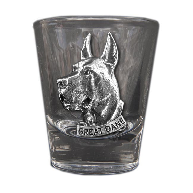 Great Dane Shot Glass