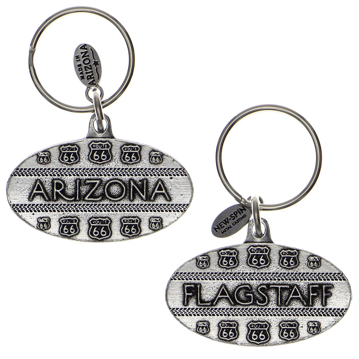 Flagstaff Tire Track Key Chain