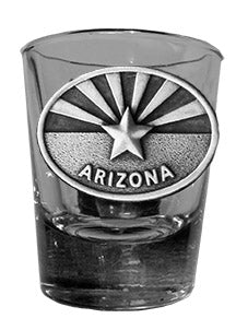 Arizona Flag Oval Shot Glass