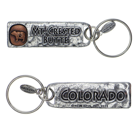 Mt Crested Butte, Colorado Petroglyph Key Chain