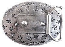 Arizona Flag Oval Belt Buckle