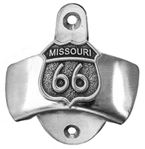 Route 66 Missouri Wall Mount Bottle Opener