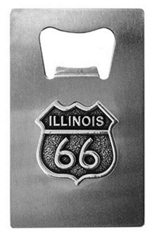 Route 66 Illinois Bottle Opener