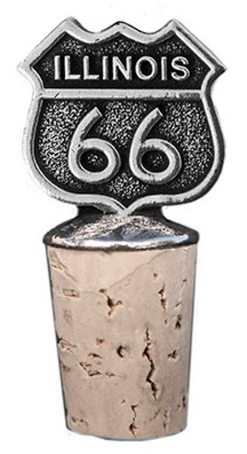 Route 66 Illinois Bottle Stopper