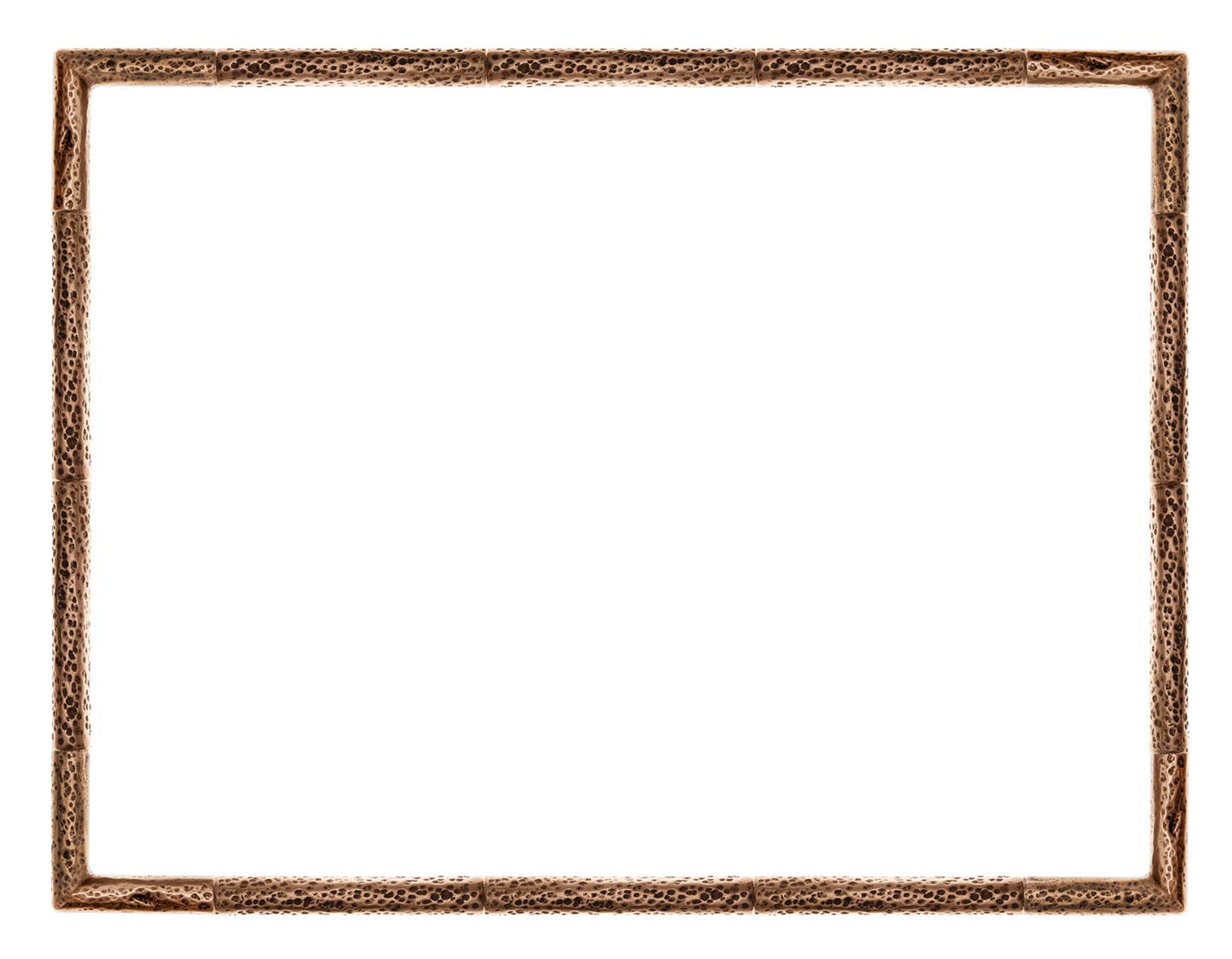 Large Hammered Frame in Red Bronze