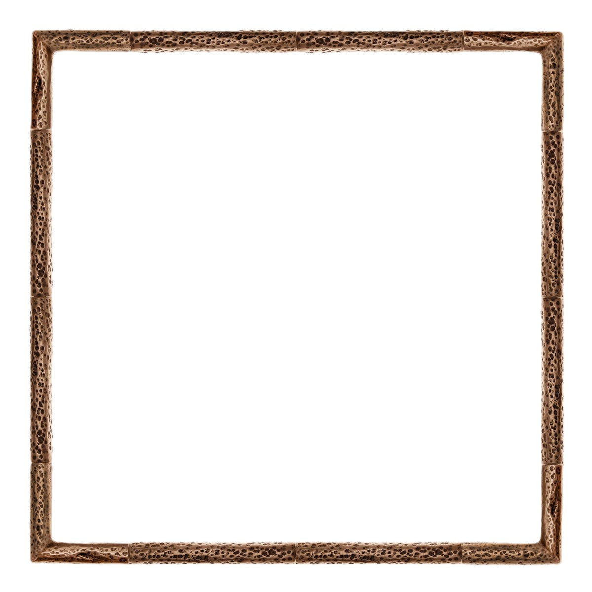 Small Hammered Frame in Red Bronze