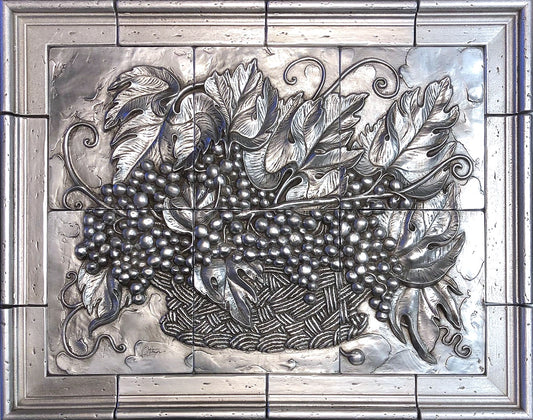 Grape Vines Mural in Alloy 55
