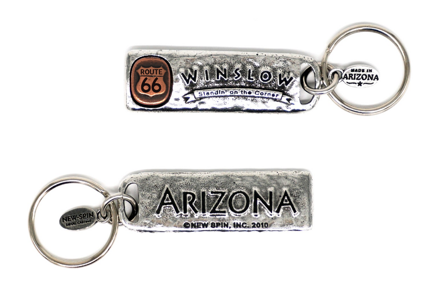 Winslow Route 66 Petroglyph Key Chain