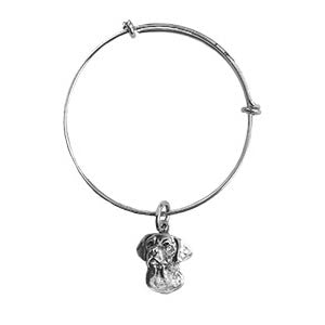 Labrador Bangle Charm Bracelet