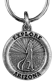 Explore Arizona Coyote Key Chain