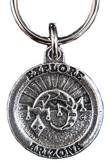 Explore Arizona Gecko Key Chain