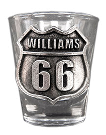 Route 66 Williams Shot Glass