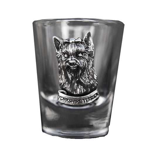 Yorkie Shot Glass