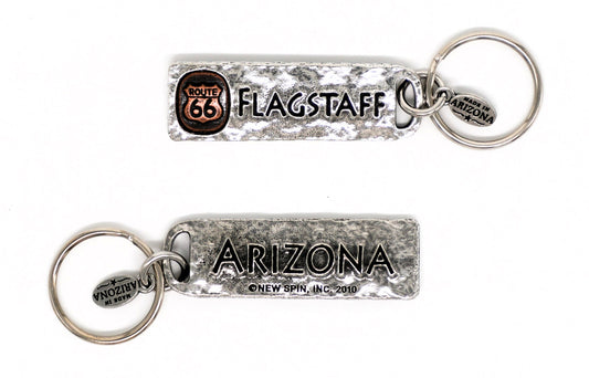 Flagstaff Petroglyph Key Chain With Copper Insert