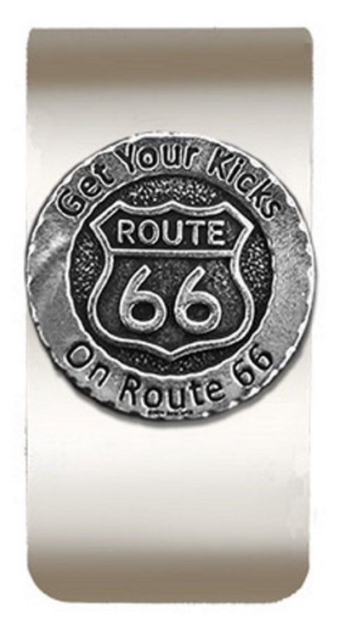 Route 66 Get Your Kicks Money Clip