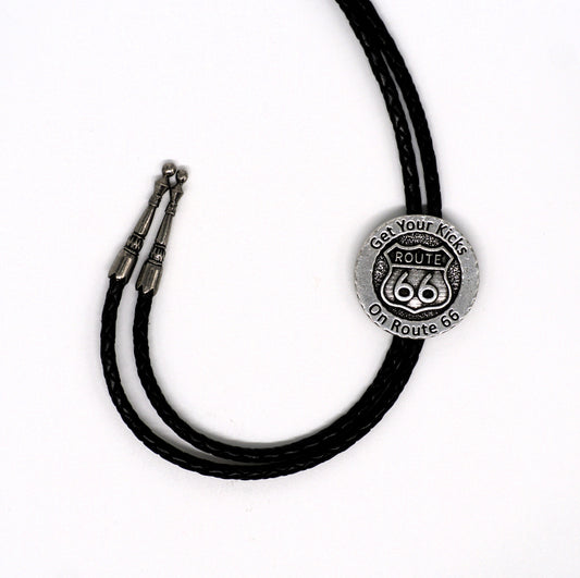 Route 66 Get Your Kicks Bolo Tie