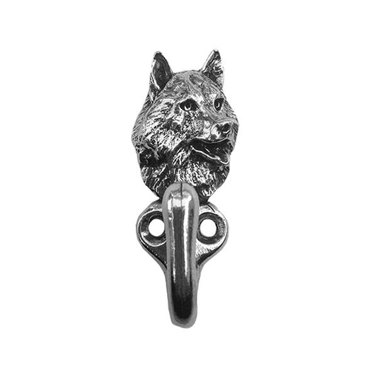 Antique Pewter Husky Leash Hook