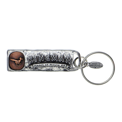 Route 66 Kingman Heart Of Arizona Petroglyph Key Chain