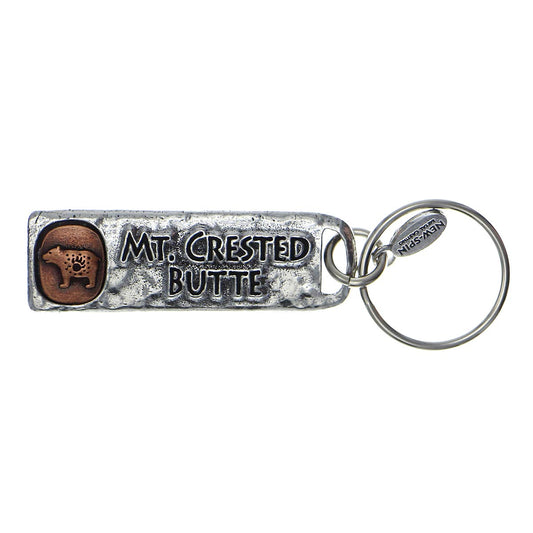 Mt Crested Butte, Colorado Petroglyph Key Chain