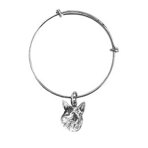 Corgi Bangle Charm Bracelet