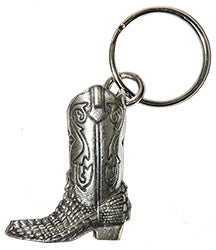 Cowboy Boot With Croc Key Chain