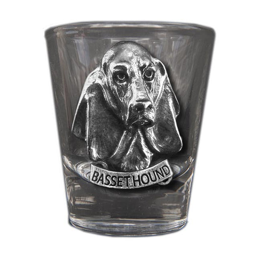 Basset Hound Shot Glass