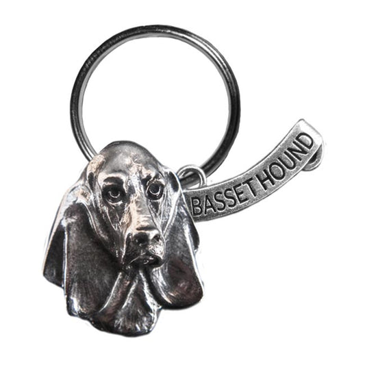 Basset Hound Key Chain