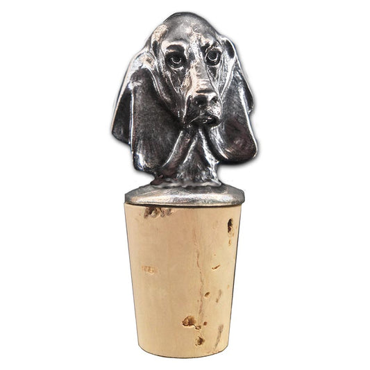 Basset Hound Bottle Stopper