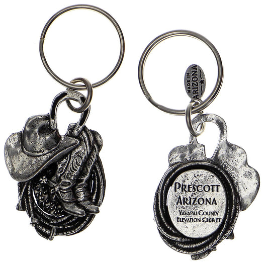 Prescott Western Key Chain