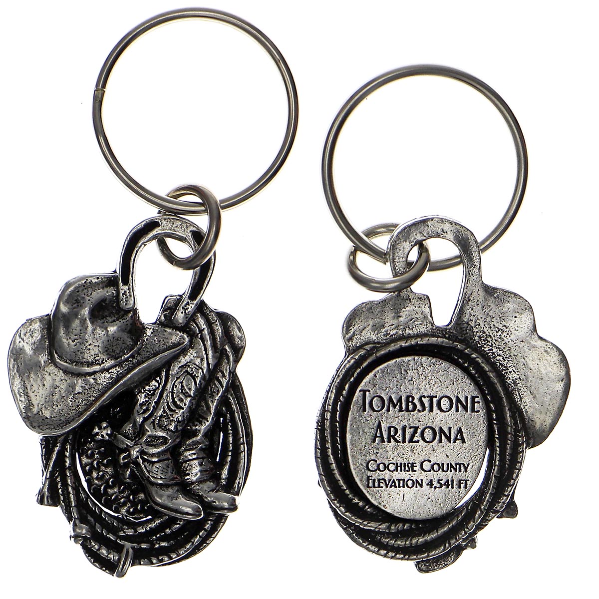 Tombstone Western Key Chain