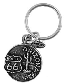 Route 66 Arizona Round Key Chain