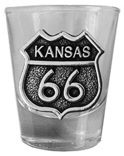 Route 66 Kansas Shot Glass