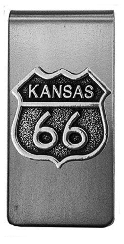 Route 66 Kansas Money Clip