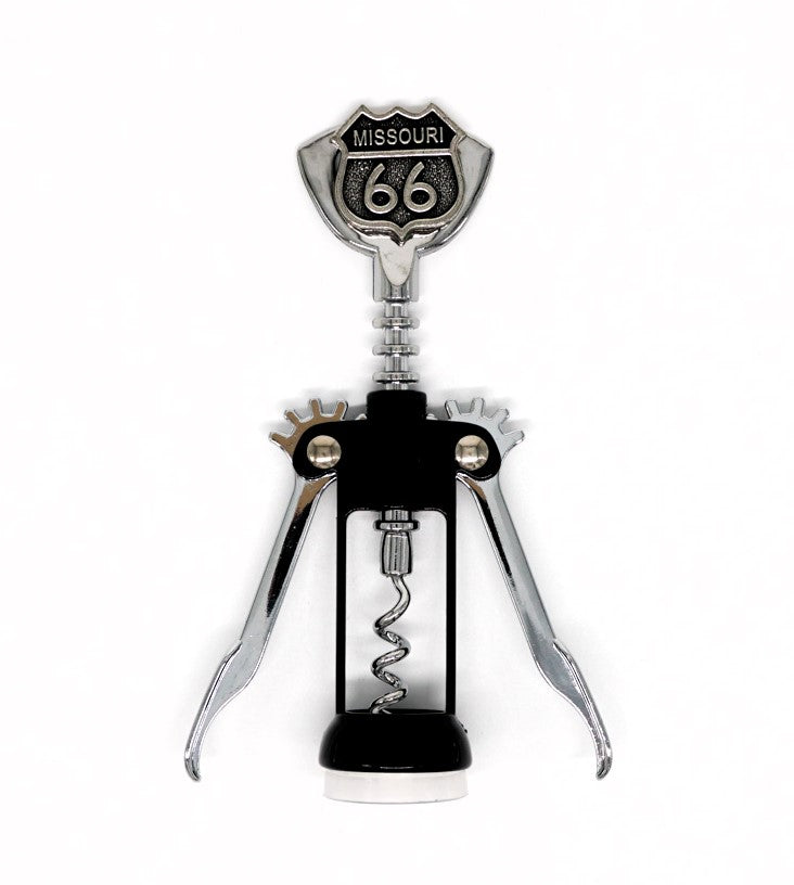 Route 66 Missouri Corkscrew Bottle Opener