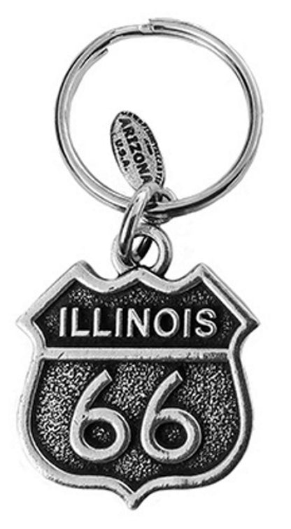 Route 66 Illinois Key Chain