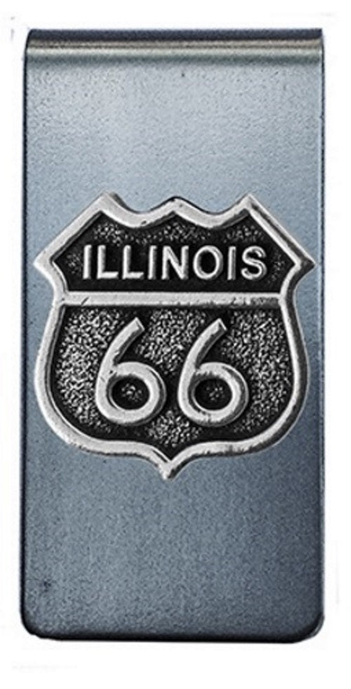 Route 66 Illinois Money Clip