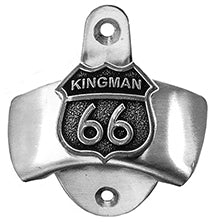 Route 66 Kingman Wall Mount Bottle Opener