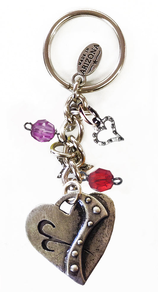 Whimsical Heart Keychain 1