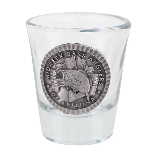 Midweek Bass Anglers Shot Glass