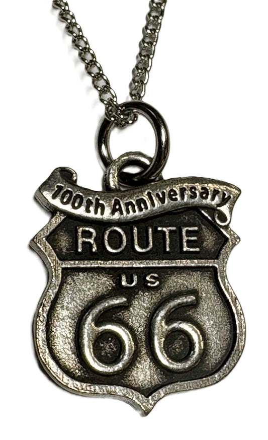 Route 66 100th Anniversary Collection Pendant w/ Chain