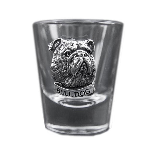 Bulldog Shot Glass
