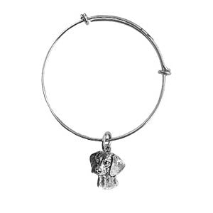 Beagle Bangle Charm Bracelet