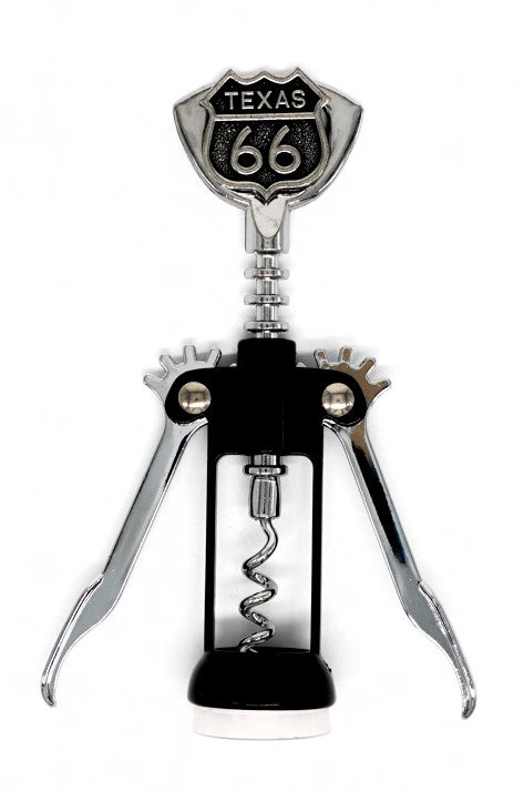 Route 66 Texas Corkscrew Bottle Opener