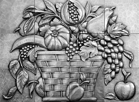 Harvest Basket Mural in Alloy 55